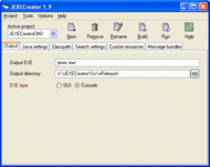 JEXECreator screenshot